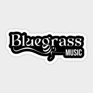 Bluegrass Music Sticker